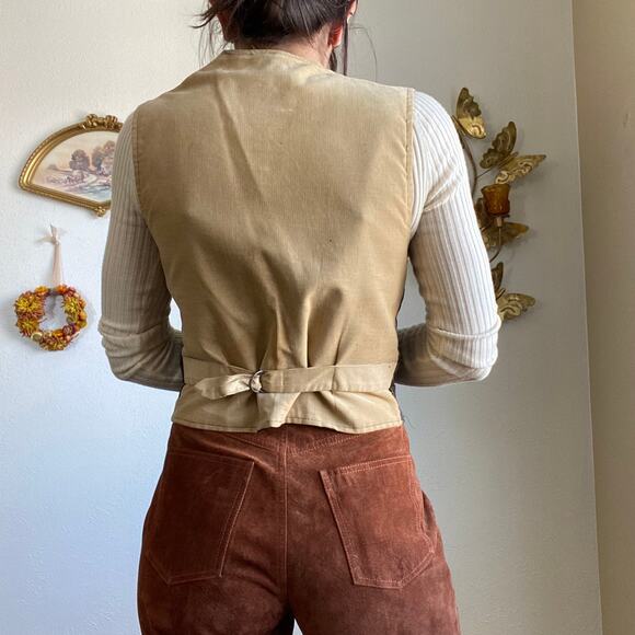 vintage genuine suede pants - Picture 5 of 8